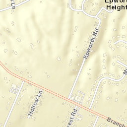 Epworth Heights Ohio Street Map