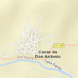 Casas de Don Antonio Street Map