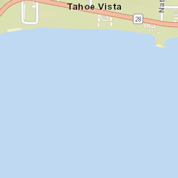 Tahoe Vista California Street Map
