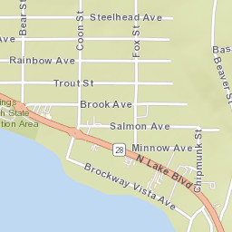 Kings Beach California Street Map