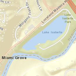 Miami Grove Ohio Street Map