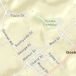Goshen Ohio Street Map