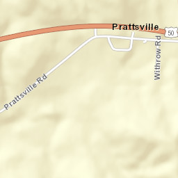 Prattsville Ohio Street Map