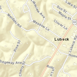 Highway 68, Washington, WV 26181, USA Street Map