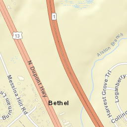 Bethel Delaware Street Map