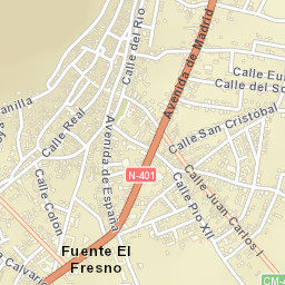 Fuente el Fresno Street Map