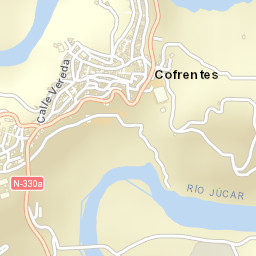 Cofrentes Street Map