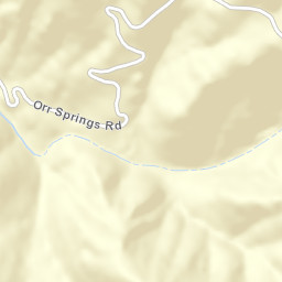 Orrs Springs California Street Map