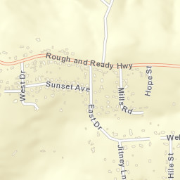 Sunset View California Street Map