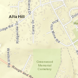 Sunrise Heights California Street Map