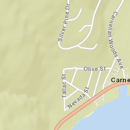 Carnelian Bay California Street Map