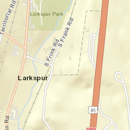 2-74 East Perry Park Avenue, Larkspur, CO Street Map