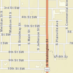 185 10th Street Southwest, Plainville, KS Street Map
