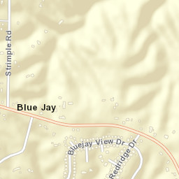 Blue Jay Ohio Street Map