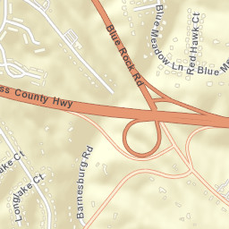 Barnesburg Ohio Street Map