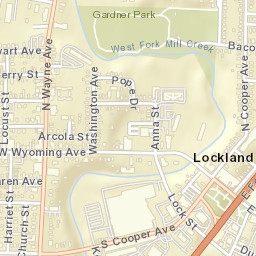 Lockland Ohio Street Map
