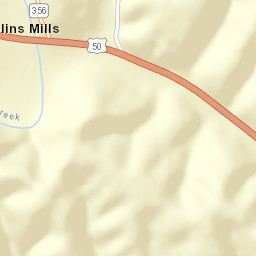 Bolins Mills Ohio Street Map
