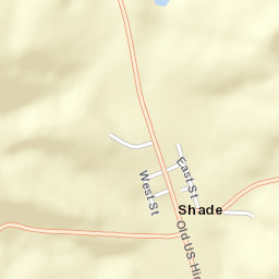 Shade Ohio Street Map