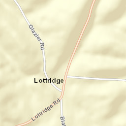 Lottridge Ohio Street Map