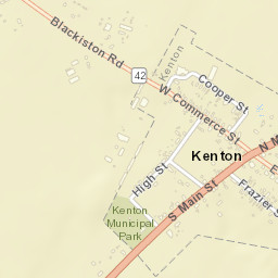 Kenton Delaware Street Map