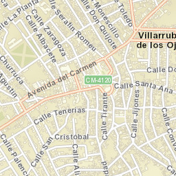 Villarrubia de los Ojos Street Map