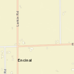 Encinal California Street Map