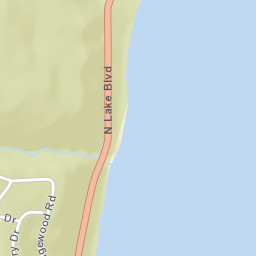 Ridgewood California Street Map