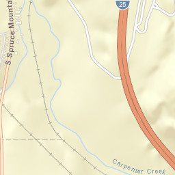 10008 Spruce Mountain Road, Larkspur, CO Street Map