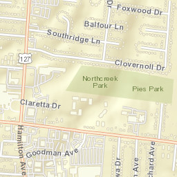 1600-1610 Bising Avenue North College Hill Street Map