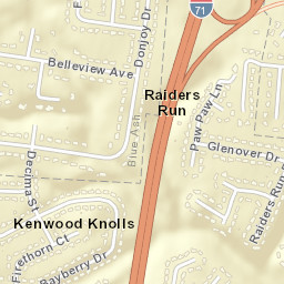 Raiders Run Ohio Street Map