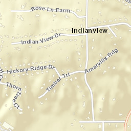 Indianview Ohio Street Map