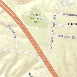 Sundale Ohio Street Map