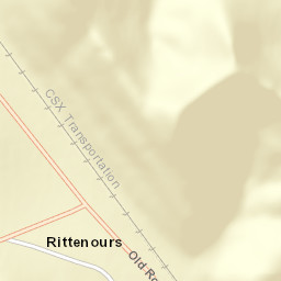 Rittenours Ohio Street Map