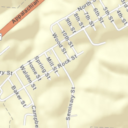 Coolville Ohio Street Map