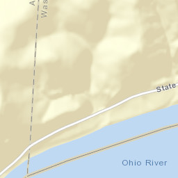 2077-2299 Old Highway 124, Little Hocking Street Map