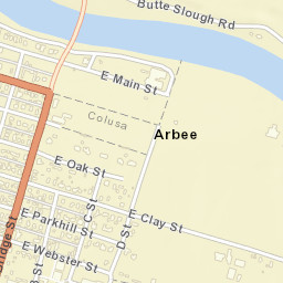 Arbee California Street Map