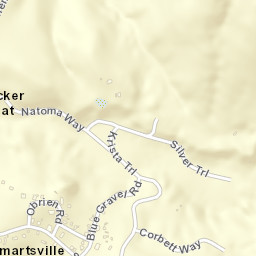 Sucker Flat California Street Map