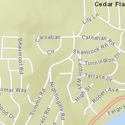 Carnelian Heights California Street Map