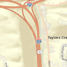 Taylors Creek Ohio Street Map