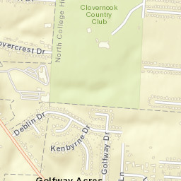 Golfway Acres Ohio Street Map