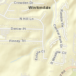 Wintondale Ohio Street Map