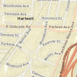 Hartwell Ohio Street Map