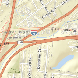 Arlington Heights Ohio Street Map