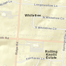 Whitetree Ohio Street Map