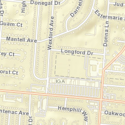 Beechwood Ohio Street Map