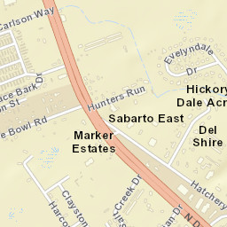 Sabarto East Delaware Street Map