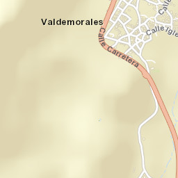 Valdemorales Street Map