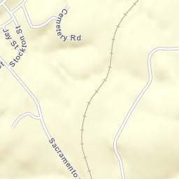 Dutch Flat California Street Map