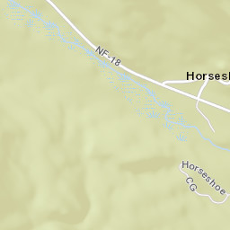 Horseshoe Colorado Street Map