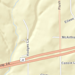 11499-11599 U.S. 24, St. George, KS Street Map